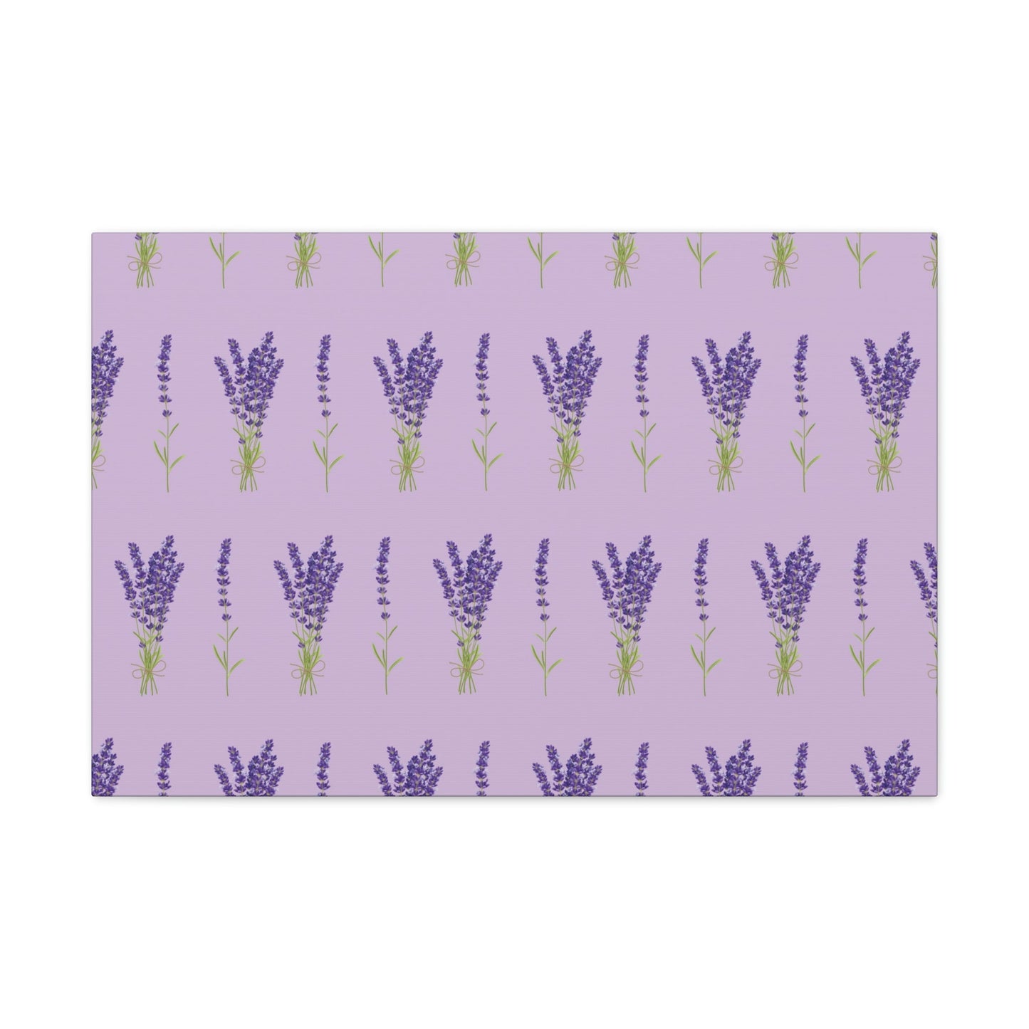 Lavender Aesthetic Pastel Purple Flowers Provence France Minimalist Art Canvas Gallery Wraps Ichaku [Perfect Gifts Selection]