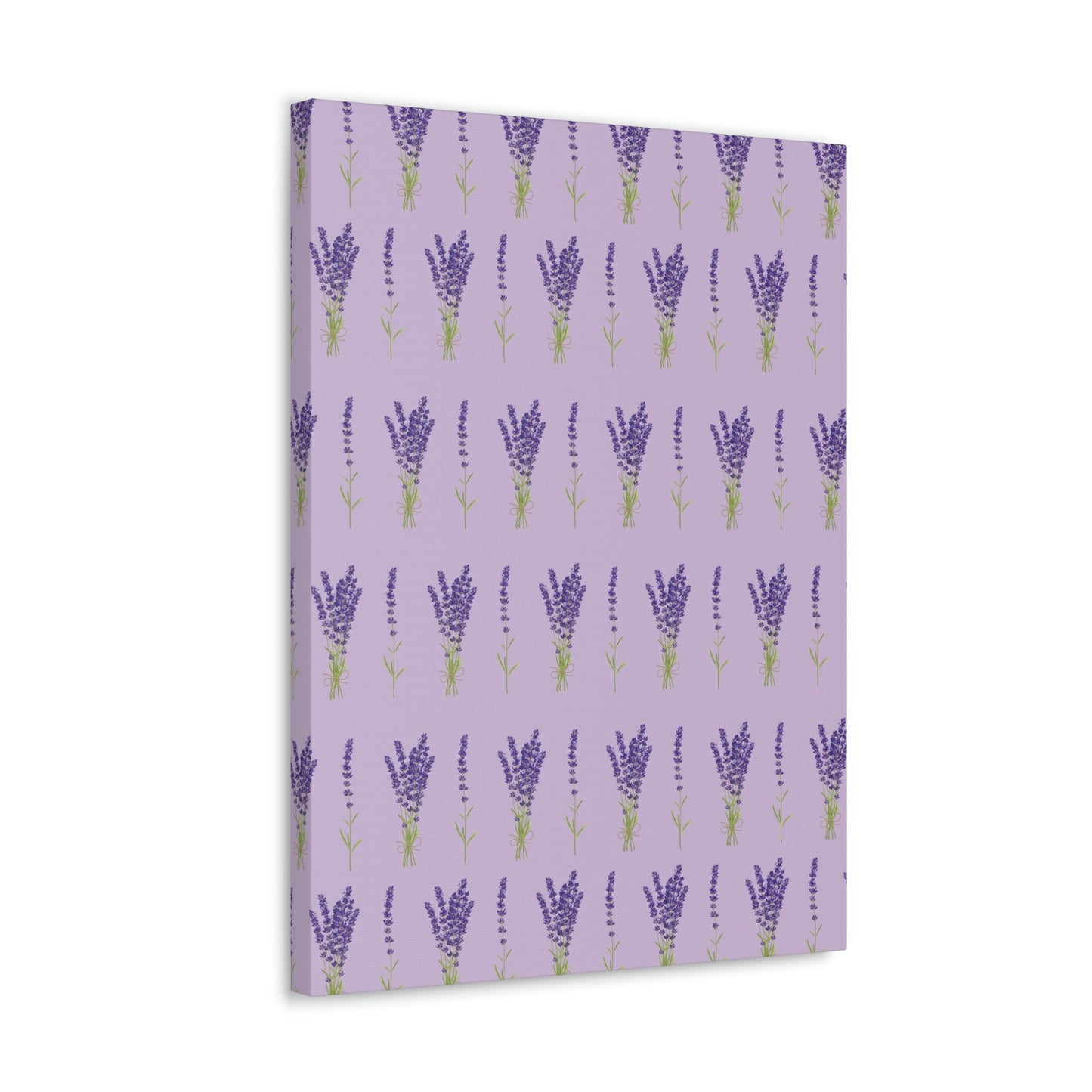 Lavender Aesthetic Pastel Purple Flowers Provence France Minimalist Art Canvas Gallery Wraps Ichaku [Perfect Gifts Selection]