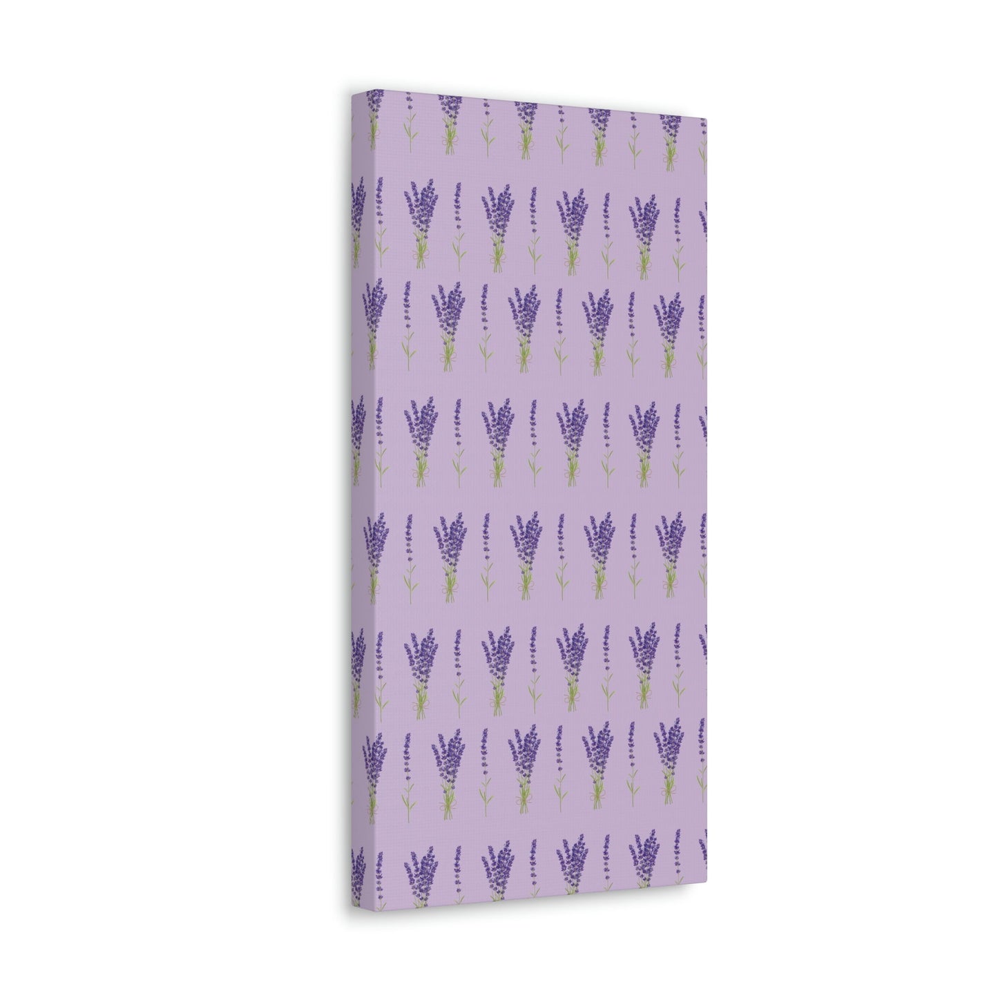 Lavender Aesthetic Pastel Purple Flowers Provence France Minimalist Art Canvas Gallery Wraps Ichaku [Perfect Gifts Selection]