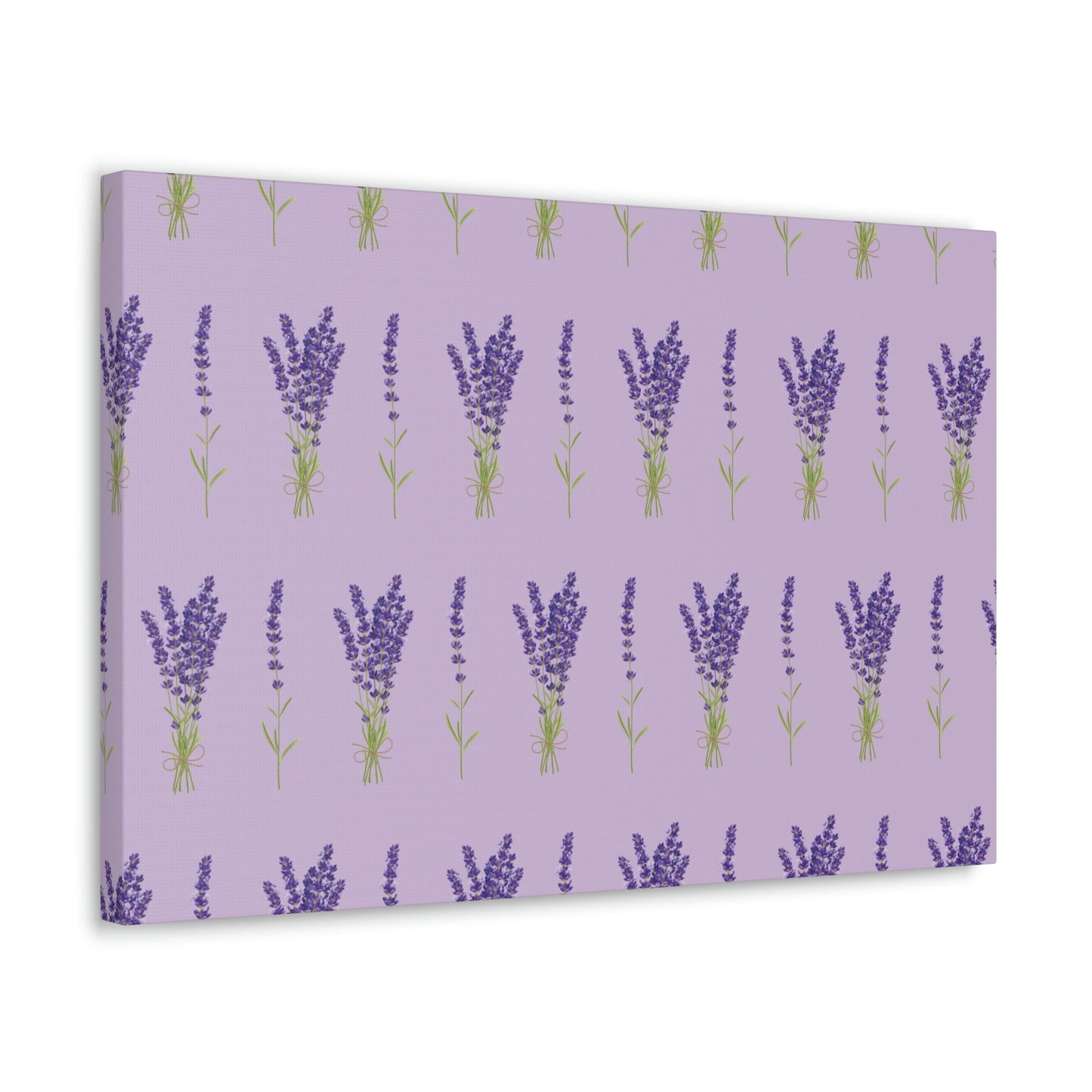 Lavender Aesthetic Pastel Purple Flowers Provence France Minimalist Art Canvas Gallery Wraps Ichaku [Perfect Gifts Selection]