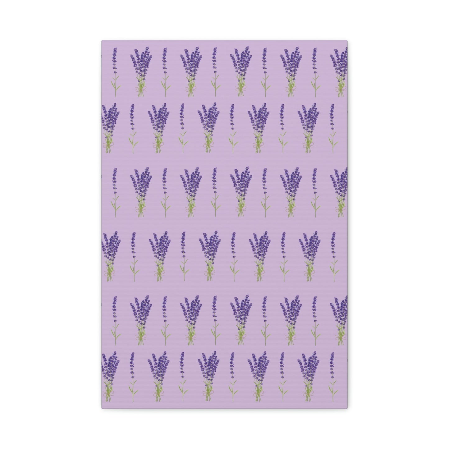 Lavender Aesthetic Pastel Purple Flowers Provence France Minimalist Art Canvas Gallery Wraps Ichaku [Perfect Gifts Selection]