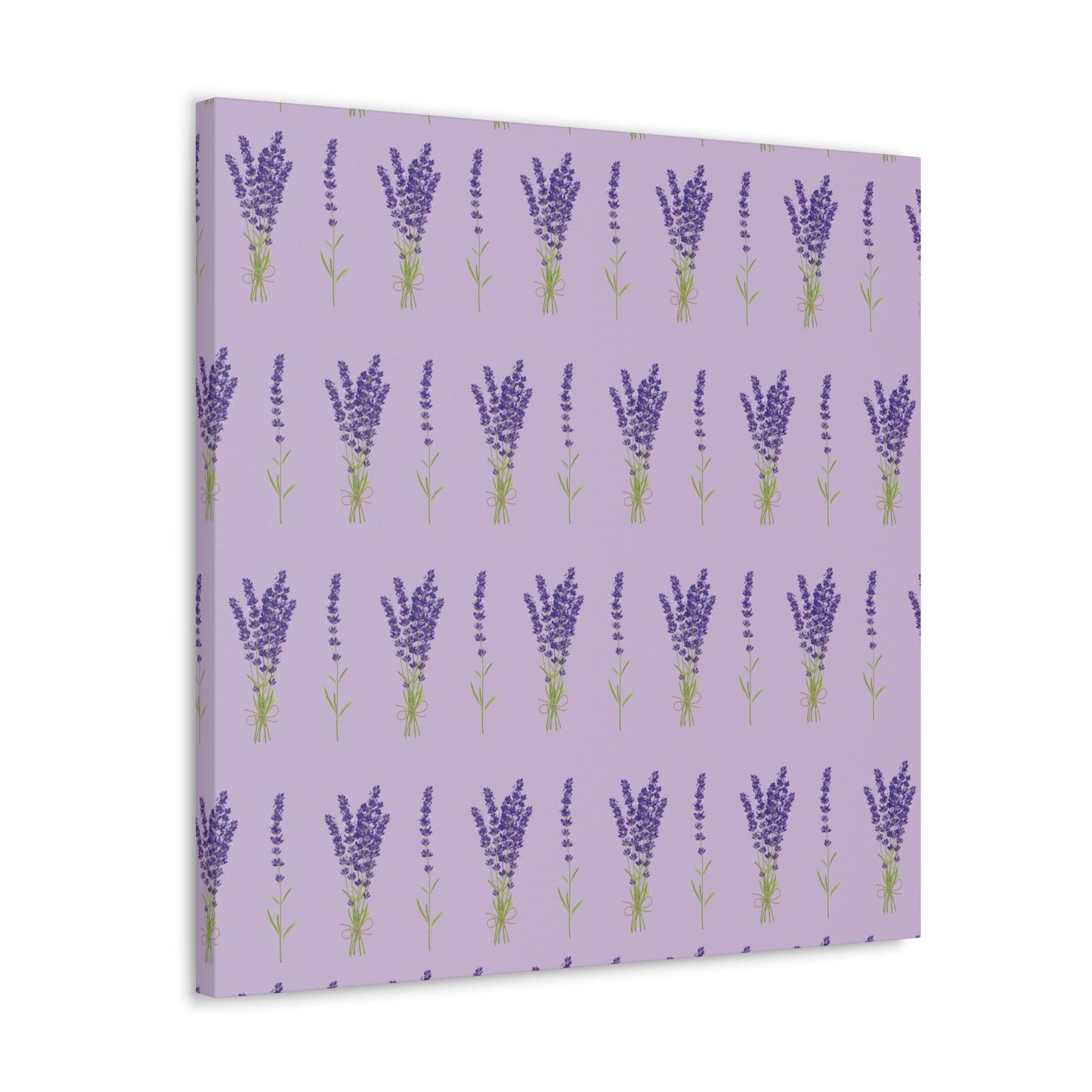 Lavender Aesthetic Pastel Purple Flowers Provence France Minimalist Art Canvas Gallery Wraps Ichaku [Perfect Gifts Selection]