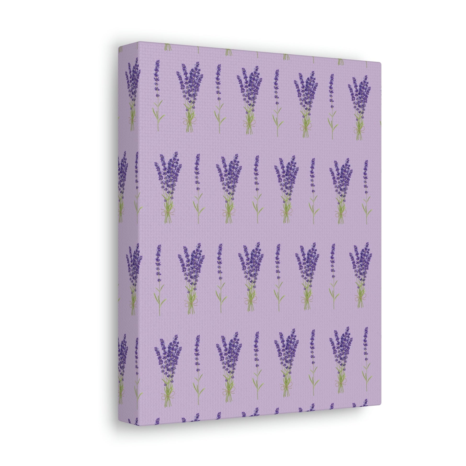 Lavender Aesthetic Pastel Purple Flowers Provence France Minimalist Art Canvas Gallery Wraps Ichaku [Perfect Gifts Selection]