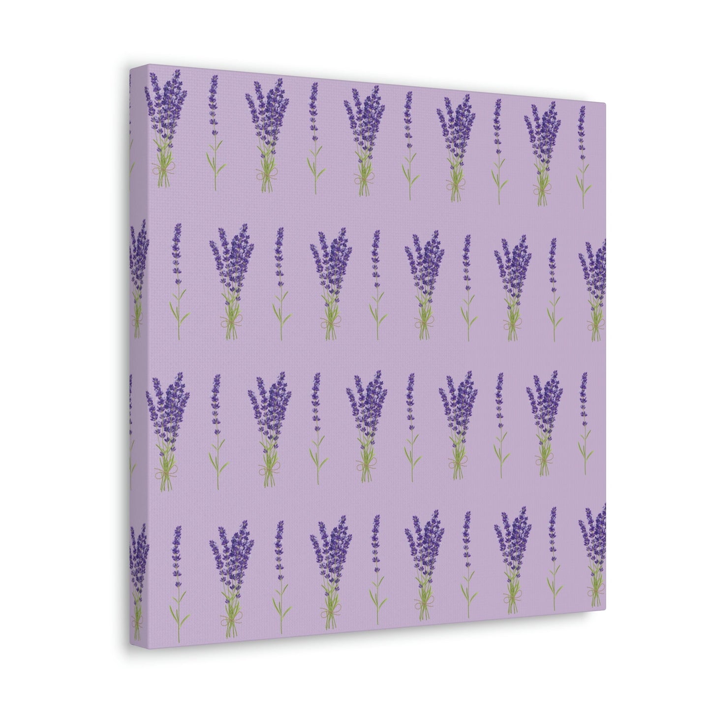 Lavender Aesthetic Pastel Purple Flowers Provence France Minimalist Art Canvas Gallery Wraps Ichaku [Perfect Gifts Selection]