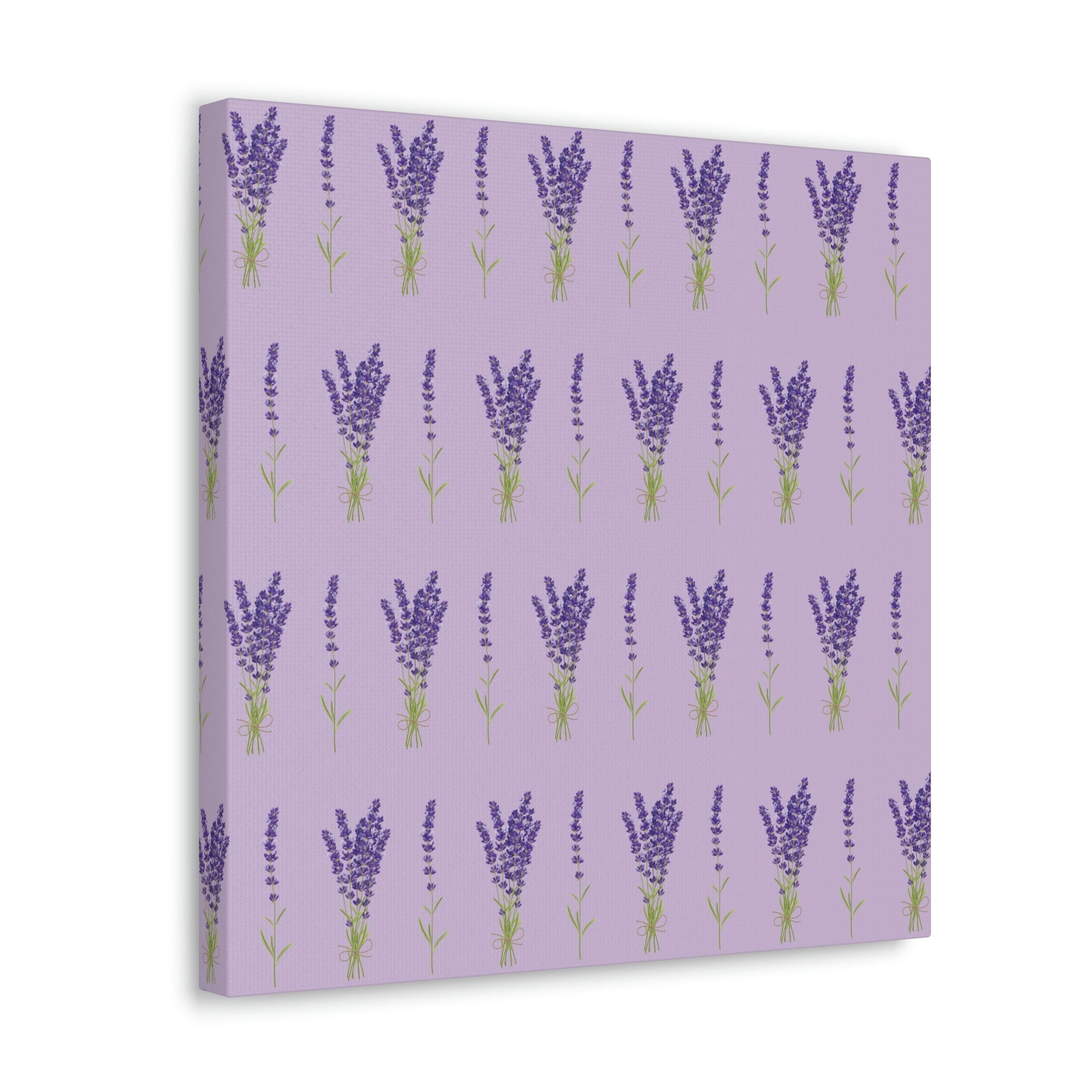 Lavender Aesthetic Pastel Purple Flowers Provence France Minimalist Art Canvas Gallery Wraps Ichaku [Perfect Gifts Selection]