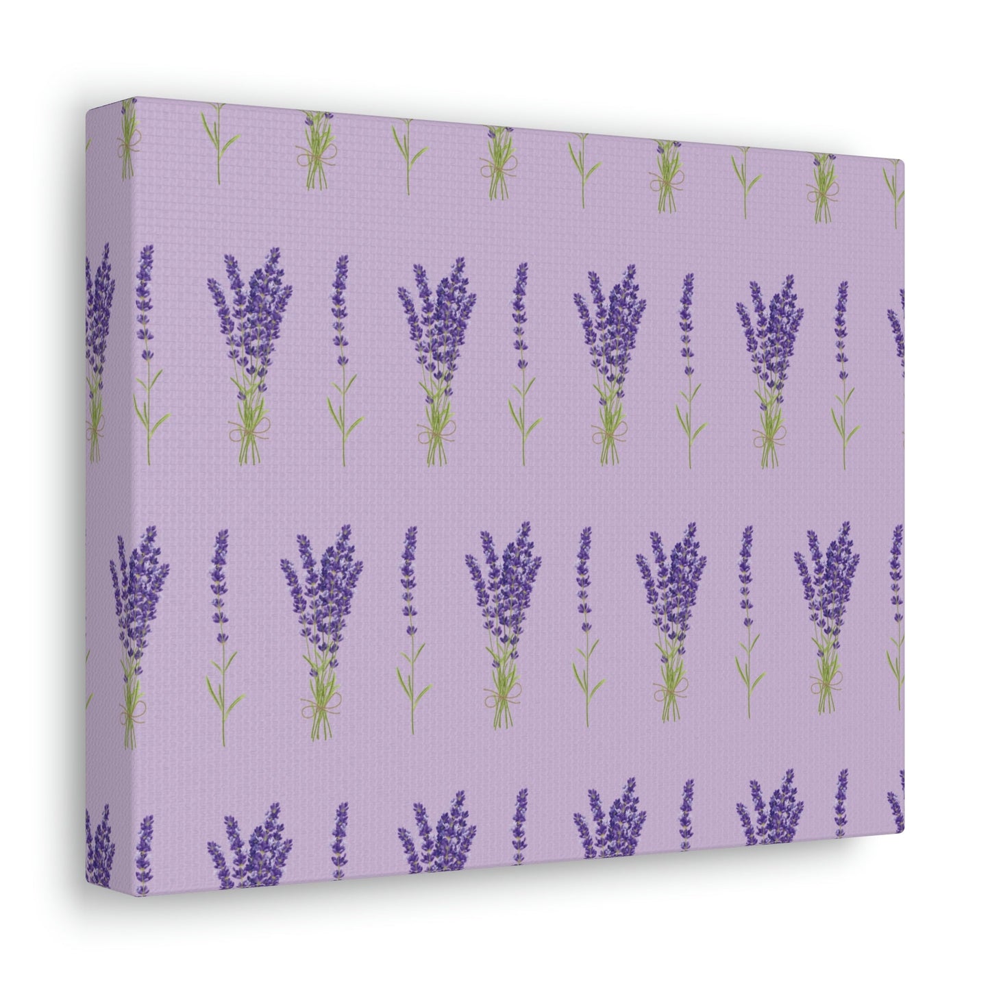 Lavender Aesthetic Pastel Purple Flowers Provence France Minimalist Art Canvas Gallery Wraps Ichaku [Perfect Gifts Selection]