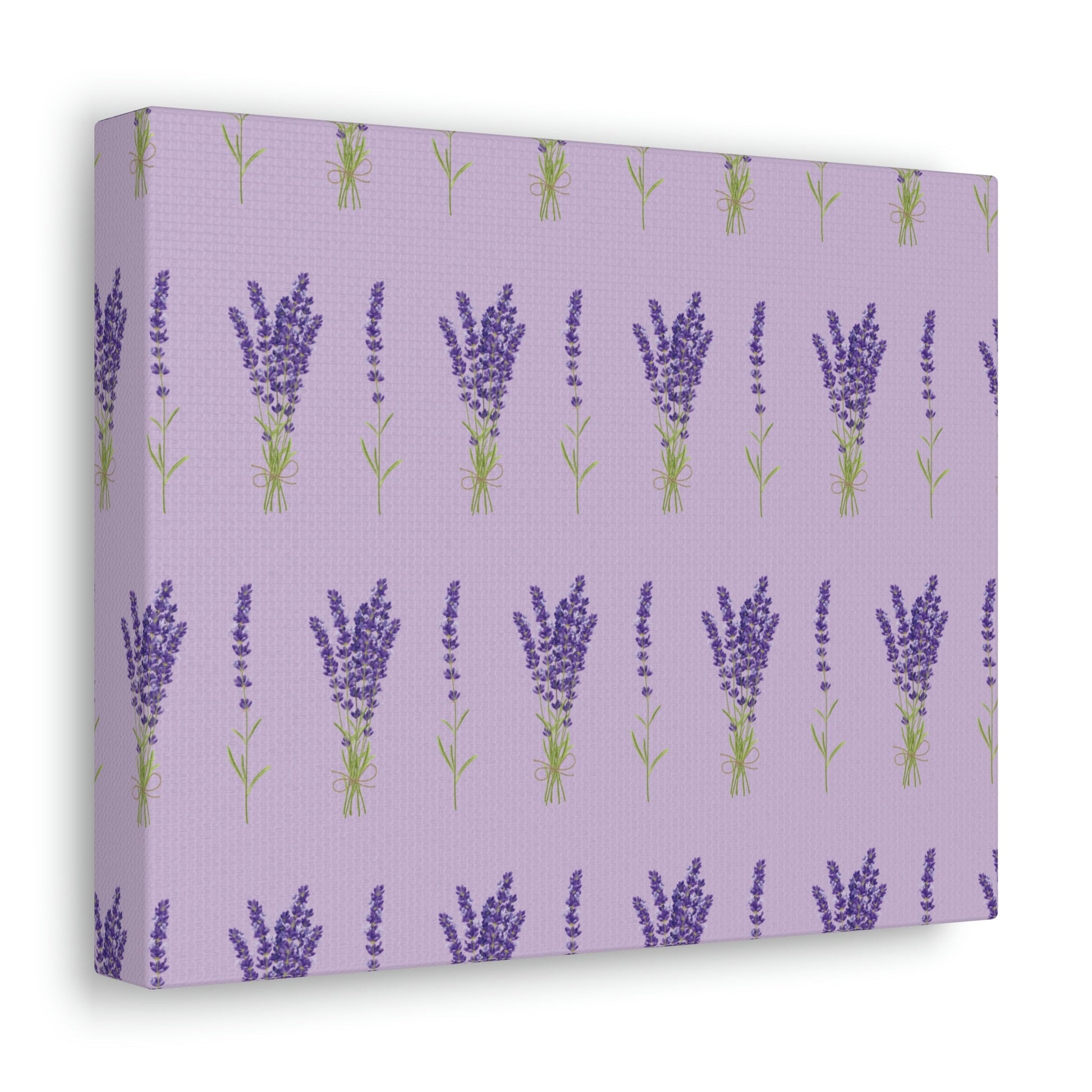 Lavender Aesthetic Pastel Purple Flowers Provence France Minimalist Art Canvas Gallery Wraps Ichaku [Perfect Gifts Selection]