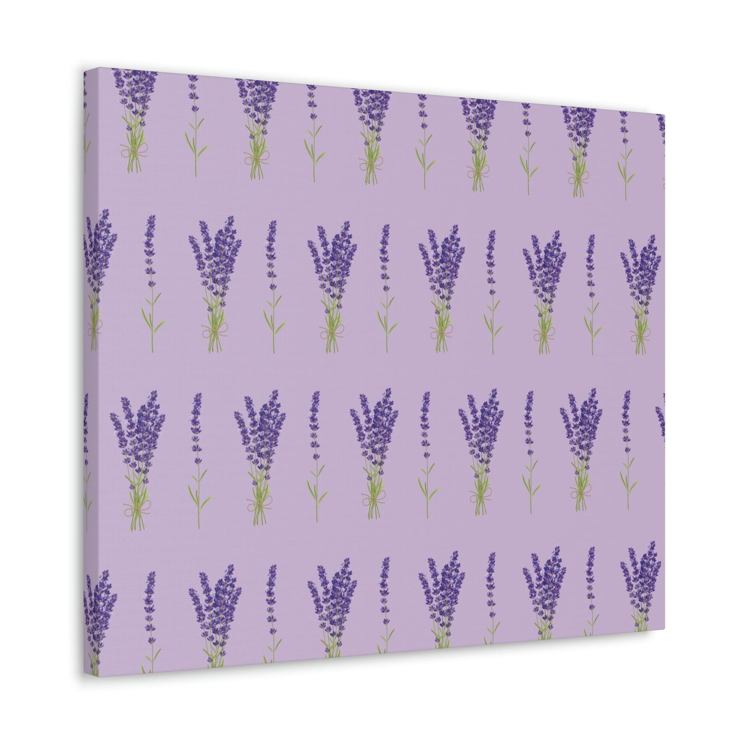 Lavender Aesthetic Pastel Purple Flowers Provence France Minimalist Art Canvas Gallery Wraps Ichaku [Perfect Gifts Selection]