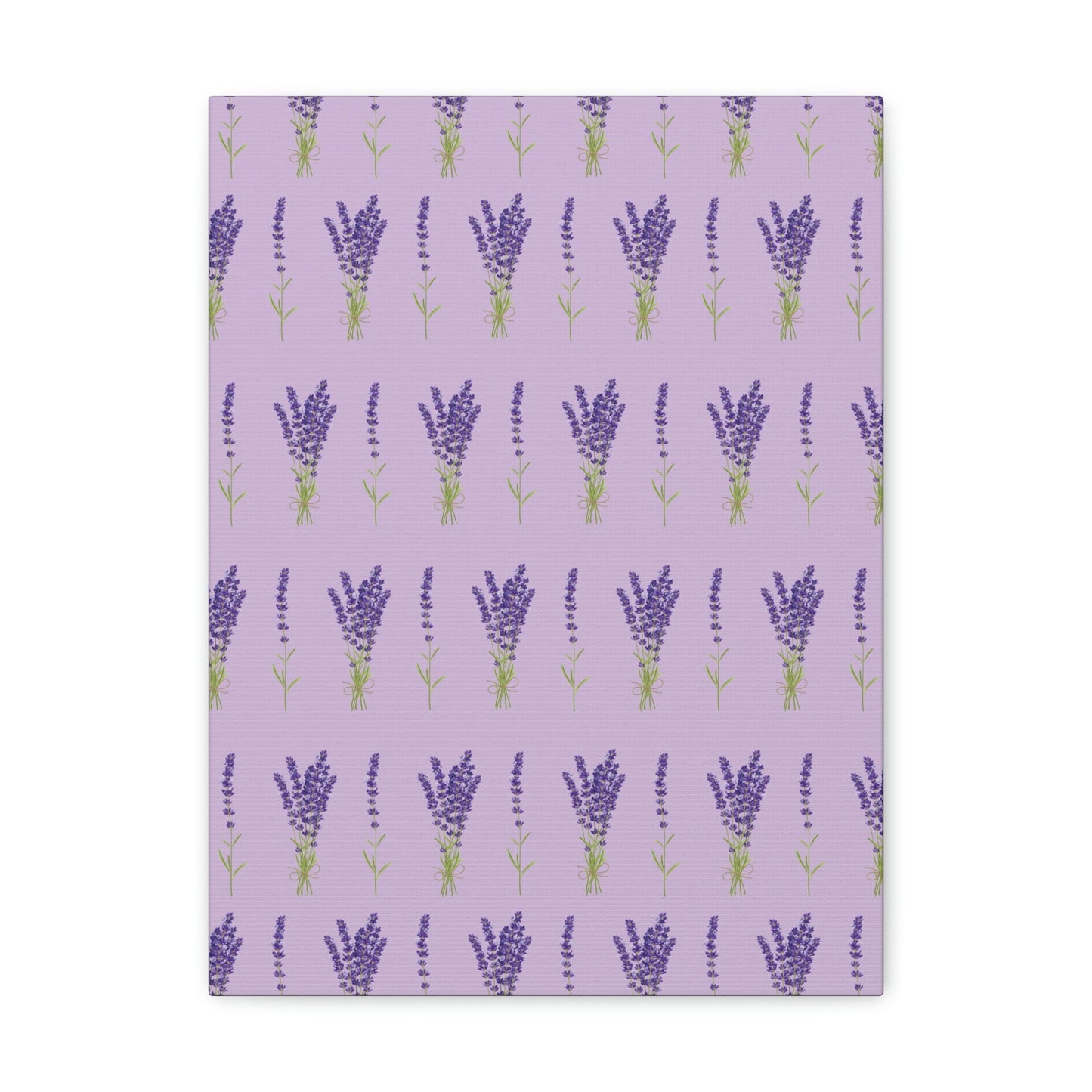 Lavender Aesthetic Pastel Purple Flowers Provence France Minimalist Art Canvas Gallery Wraps Ichaku [Perfect Gifts Selection]