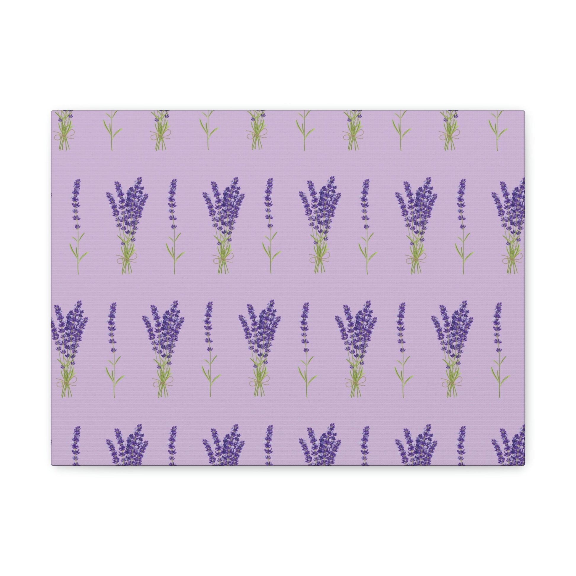 Lavender Aesthetic Pastel Purple Flowers Provence France Minimalist Art Canvas Gallery Wraps Ichaku [Perfect Gifts Selection]