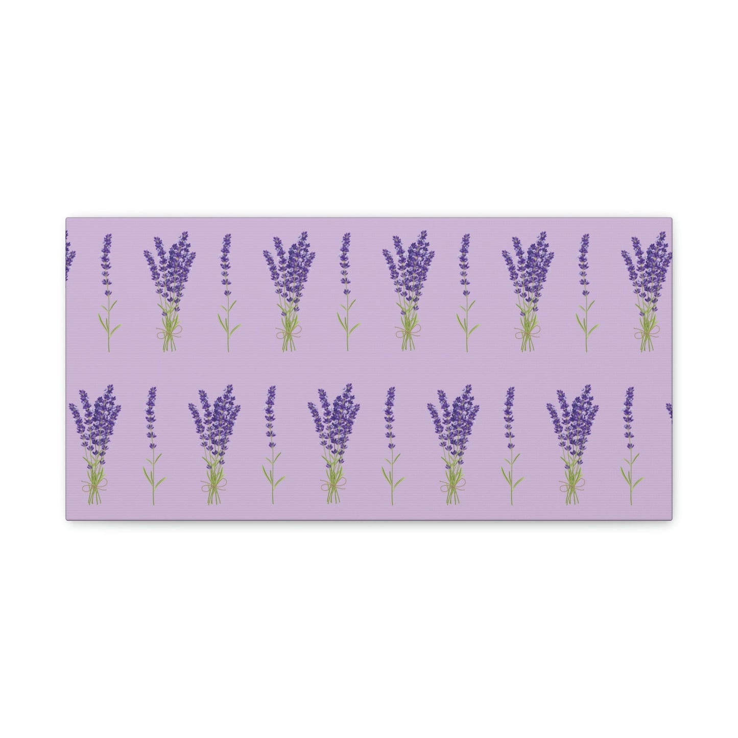 Lavender Aesthetic Pastel Purple Flowers Provence France Minimalist Art Canvas Gallery Wraps Ichaku [Perfect Gifts Selection]