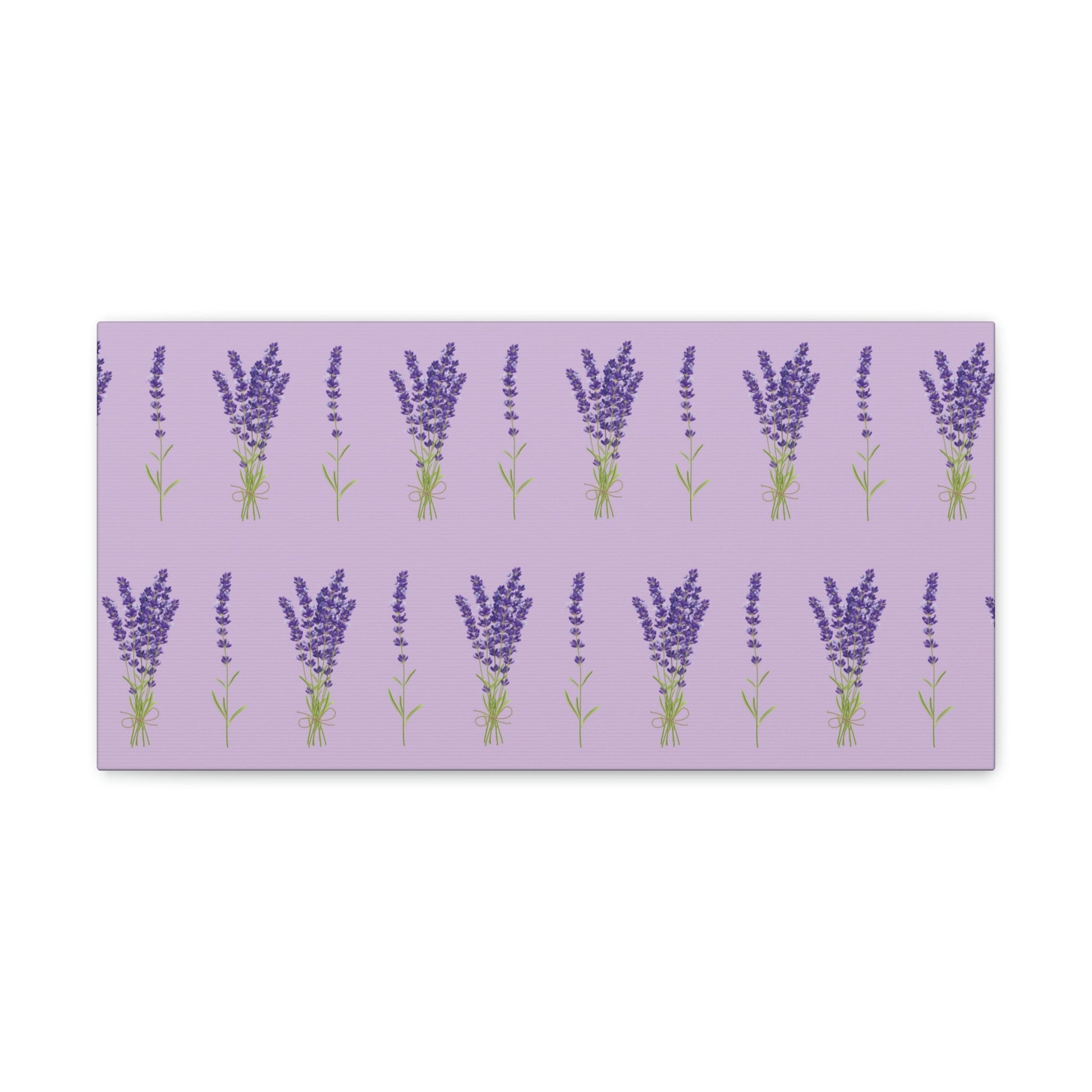 Lavender Aesthetic Pastel Purple Flowers Provence France Minimalist Art Canvas Gallery Wraps Ichaku [Perfect Gifts Selection]