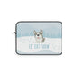 Let Eat Snow Cute Dog Anime Snow Aesthetic Graphic Laptop Sleeve Ichaku [Perfect Gifts Selection]
