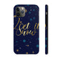 Let it Snow Pattern Christmas Typography Tough Phone Cases Case-Mate Ichaku [Perfect Gifts Selection]