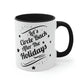 Let`s Circle Back After the Holidays Funny Christmas Quote Classic Accent Coffee Mug 11oz Ichaku [Perfect Gifts Selection]