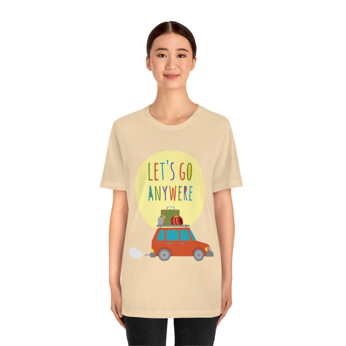 Let`s Go Anywere, Adventure Classic Unisex Jersey Short Sleeve T-Shirt Ichaku [Perfect Gifts Selection]