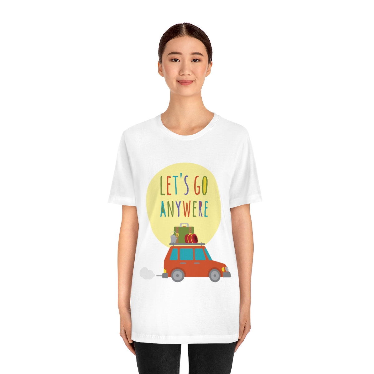 Let`s Go Anywere, Adventure Classic Unisex Jersey Short Sleeve T-Shirt Ichaku [Perfect Gifts Selection]