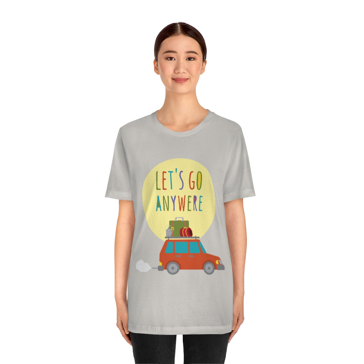 Let`s Go Anywere, Adventure Classic Unisex Jersey Short Sleeve T-Shirt Ichaku [Perfect Gifts Selection]