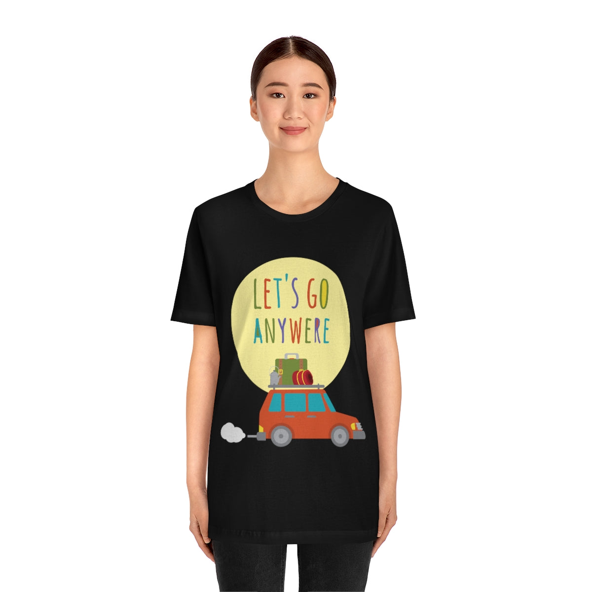 Let`s Go Anywere, Adventure Classic Unisex Jersey Short Sleeve T-Shirt Ichaku [Perfect Gifts Selection]