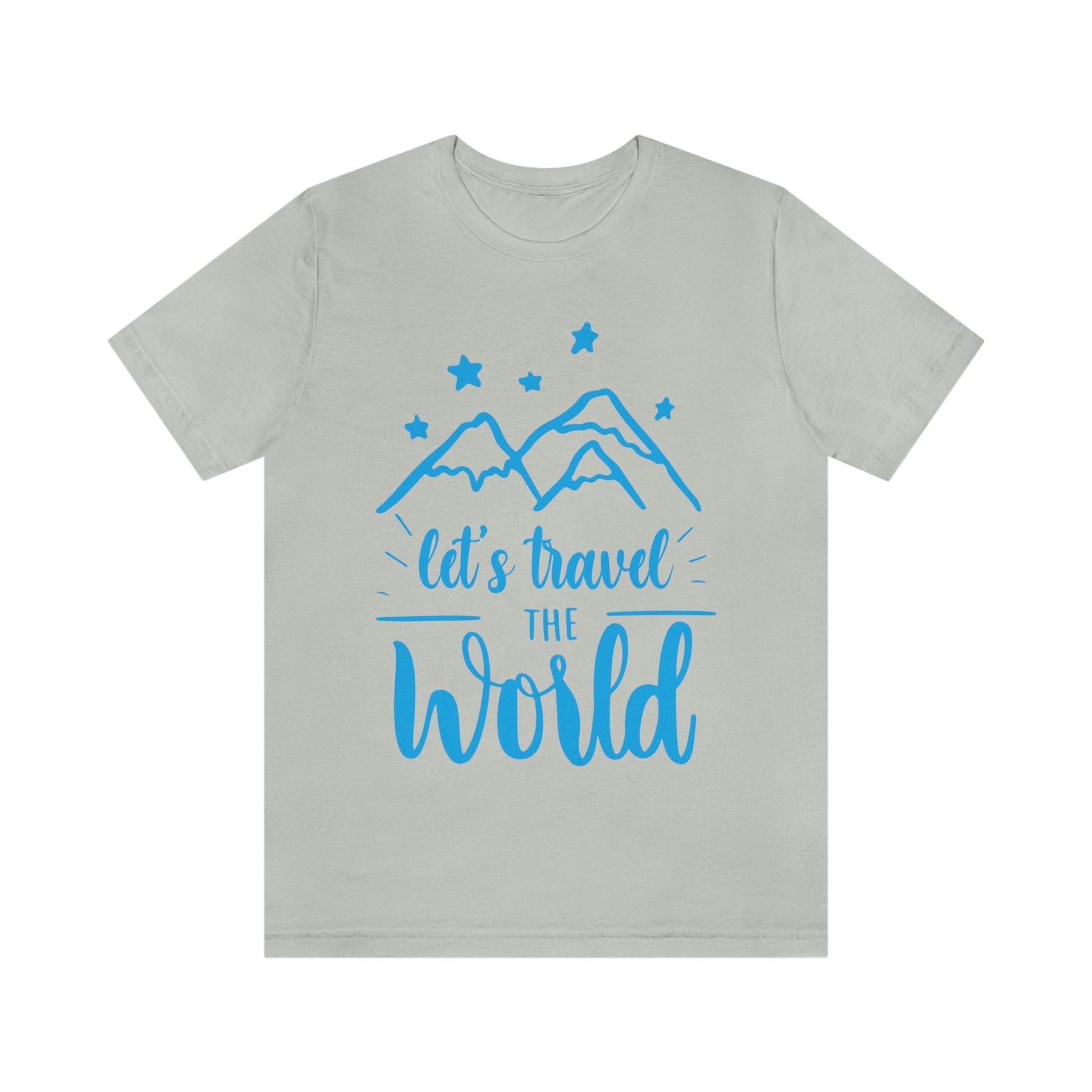 Let`s Travel the World Vacation Landscape Explore Unisex Jersey Short Sleeve T-Shirt Ichaku [Perfect Gifts Selection]