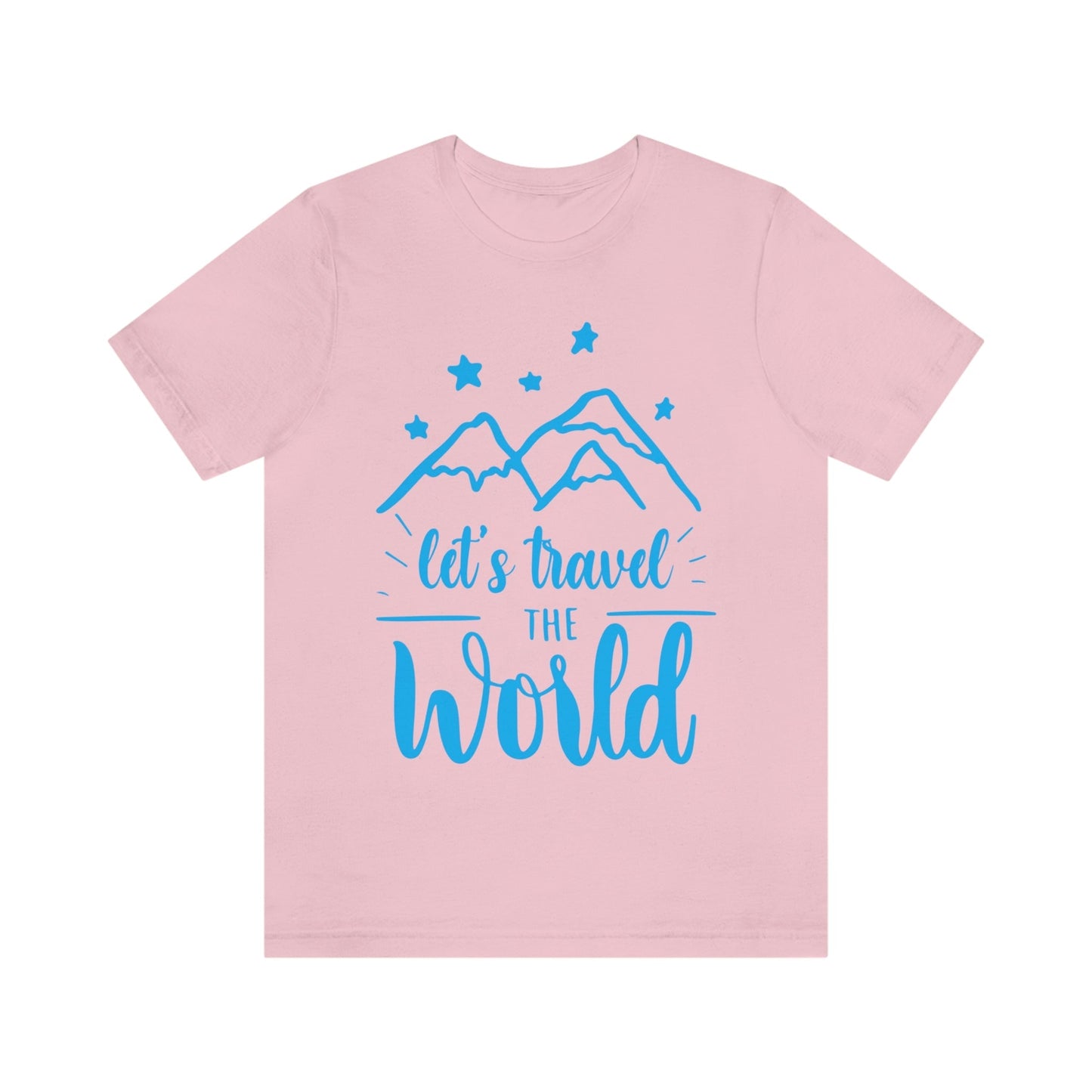 Let`s Travel the World Vacation Landscape Explore Unisex Jersey Short Sleeve T-Shirt Ichaku [Perfect Gifts Selection]