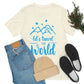 Let`s Travel the World Vacation Landscape Explore Unisex Jersey Short Sleeve T-Shirt Ichaku [Perfect Gifts Selection]