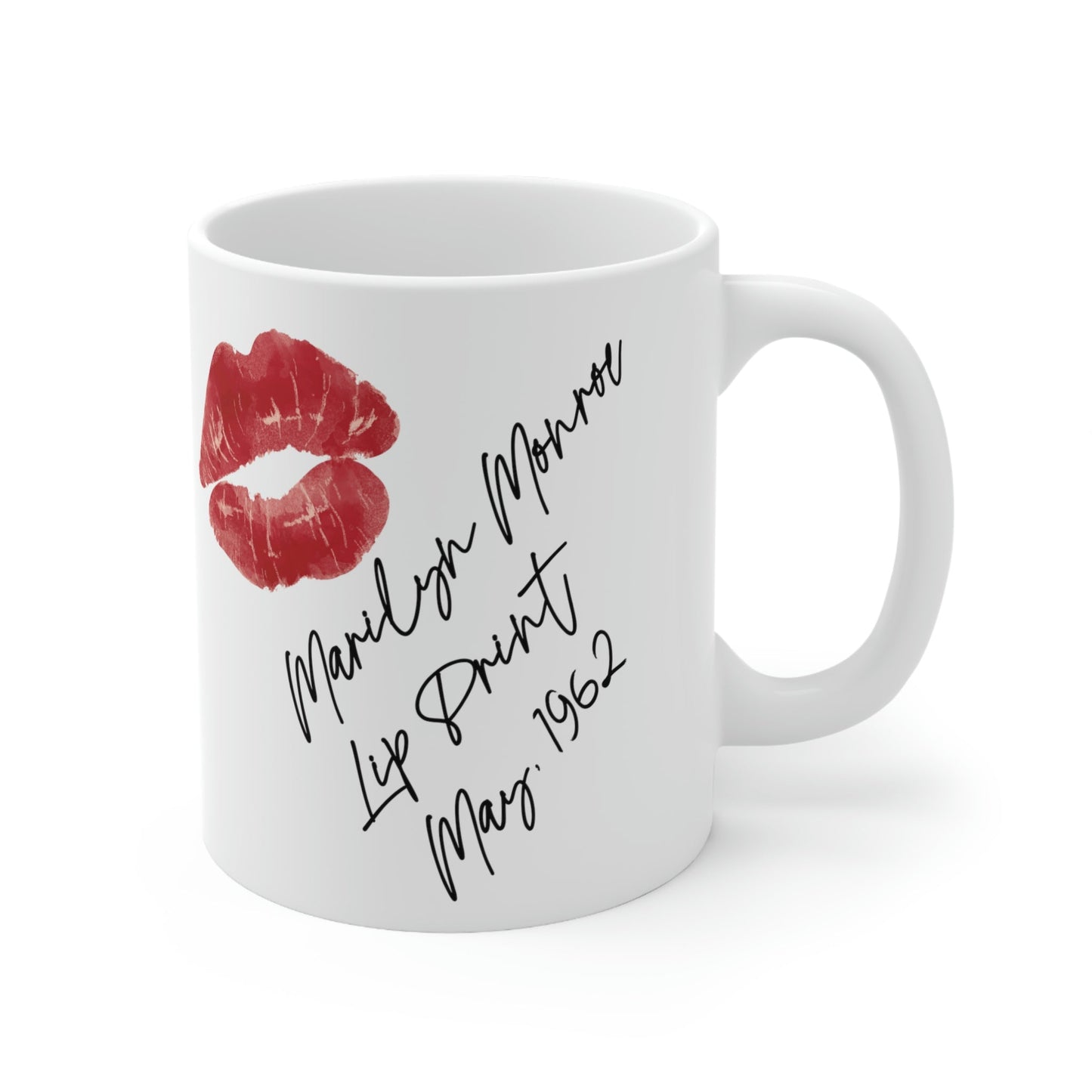 Lip Retro Print Hollywood Classic Ceramic Mug 11oz Ichaku [Perfect Gifts Selection]
