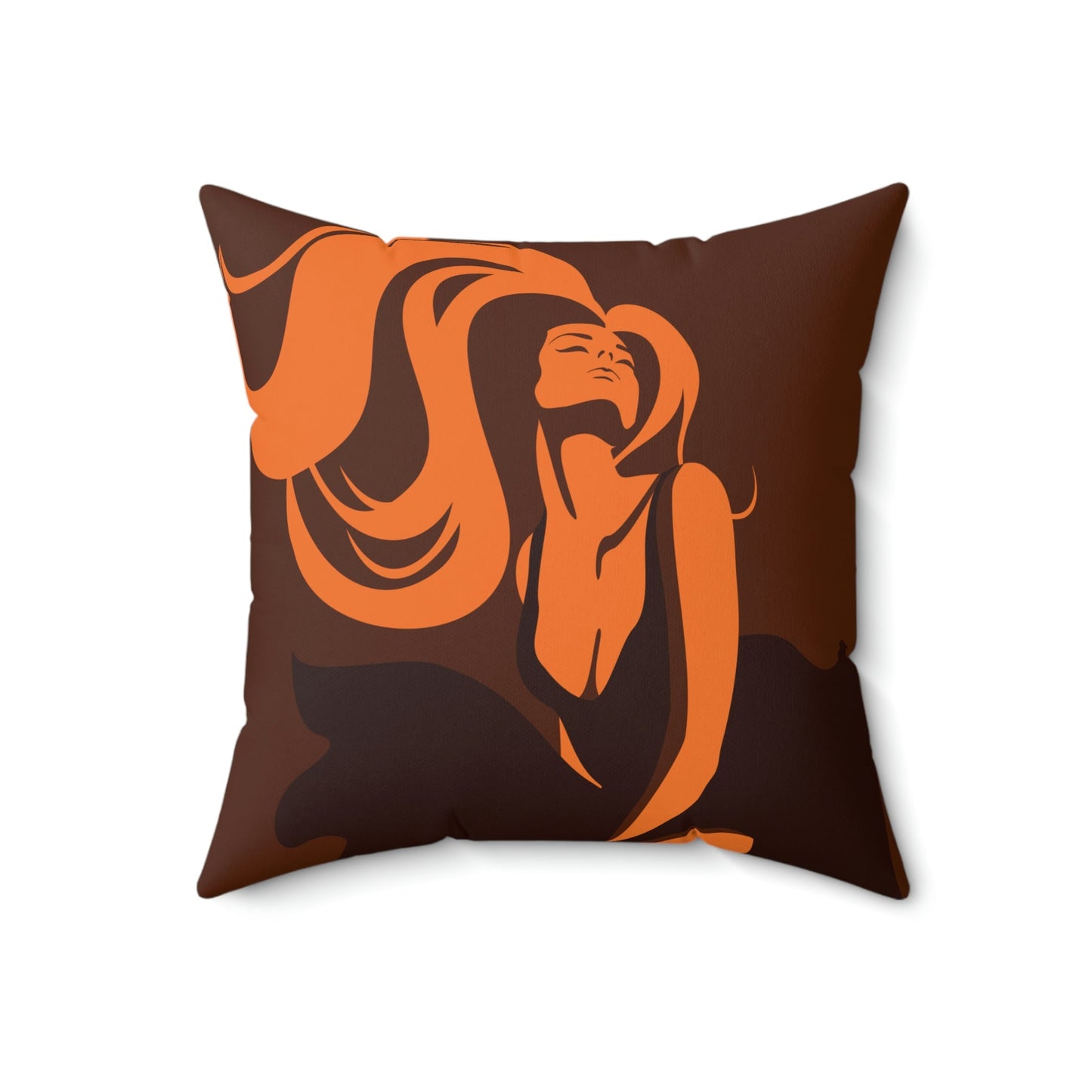 Lip Retro Print Hollywood Classic Spun Polyester Square Pillow Ichaku [Perfect Gifts Selection]