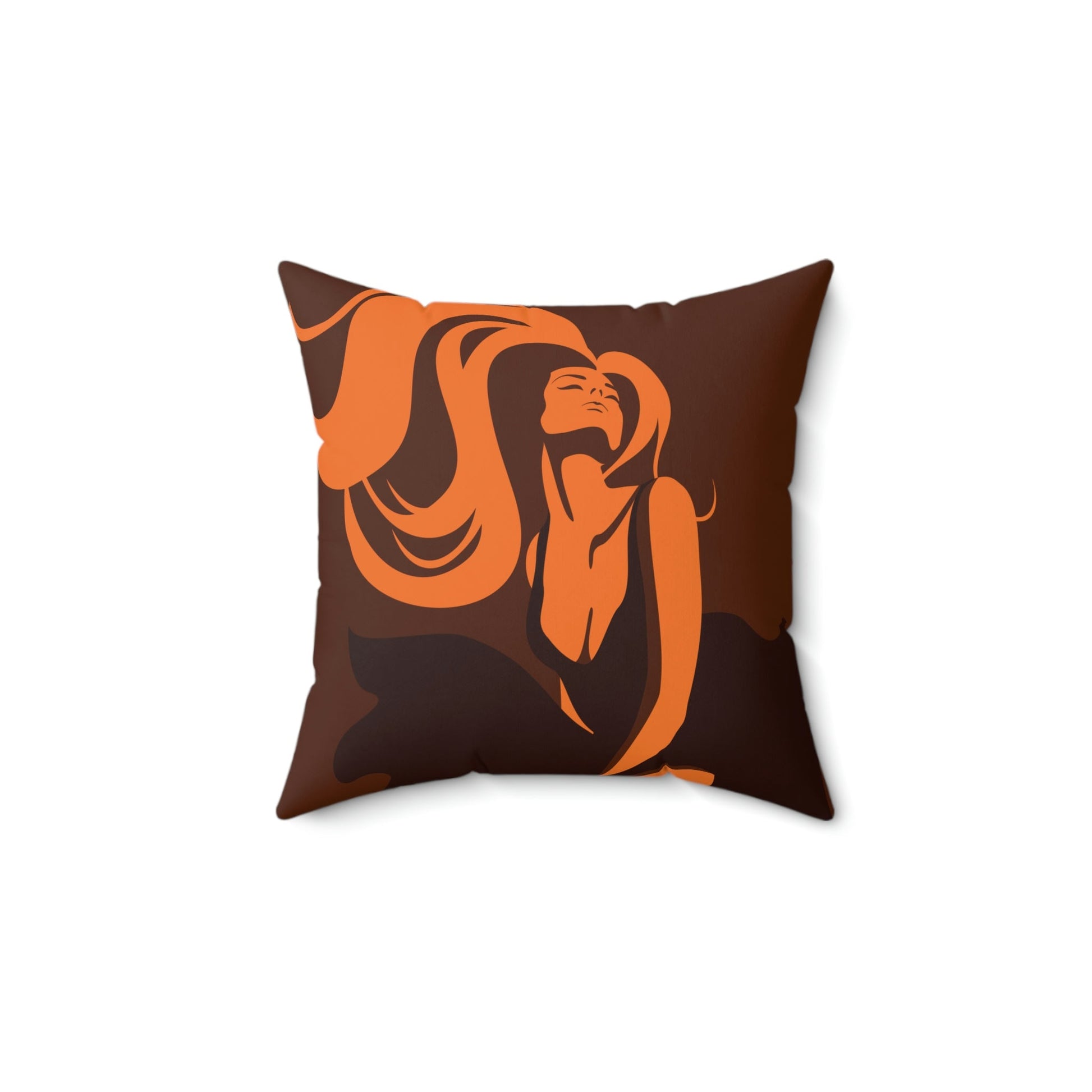 Lip Retro Print Hollywood Classic Spun Polyester Square Pillow Ichaku [Perfect Gifts Selection]