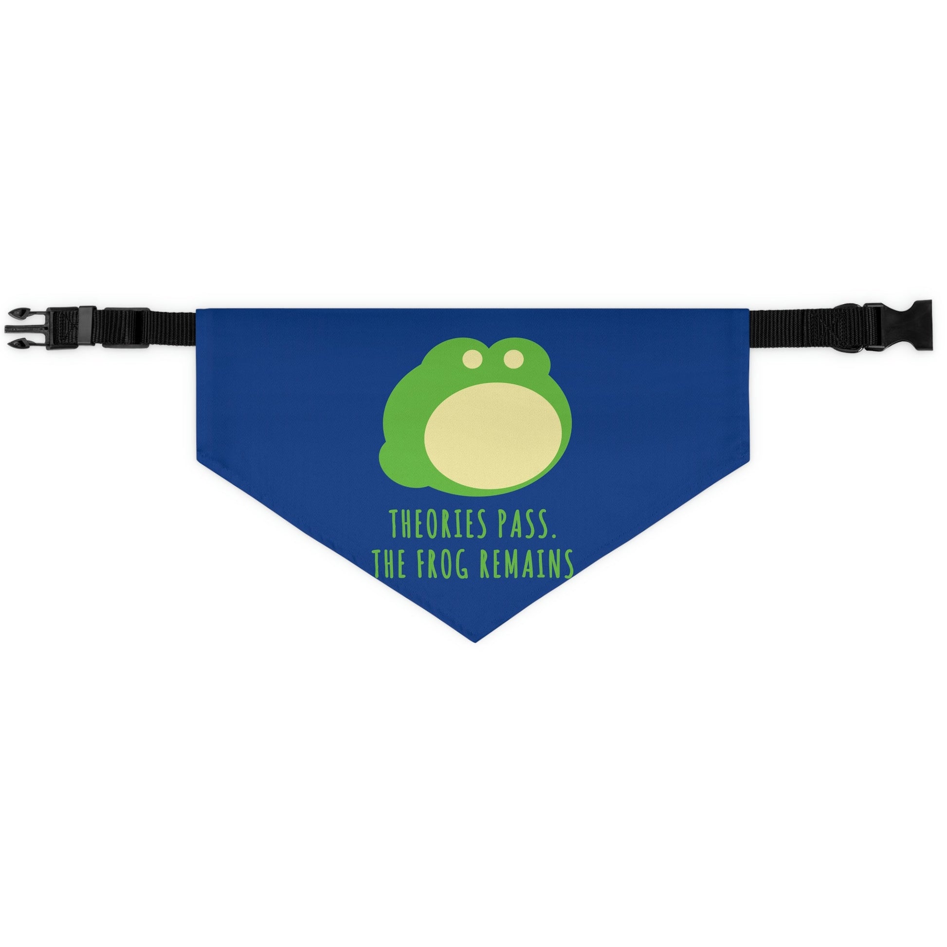 Little Green Frog Funny Edicational Quotes Mozaic Pet Bandana Collar Ichaku [Perfect Gifts Selection]