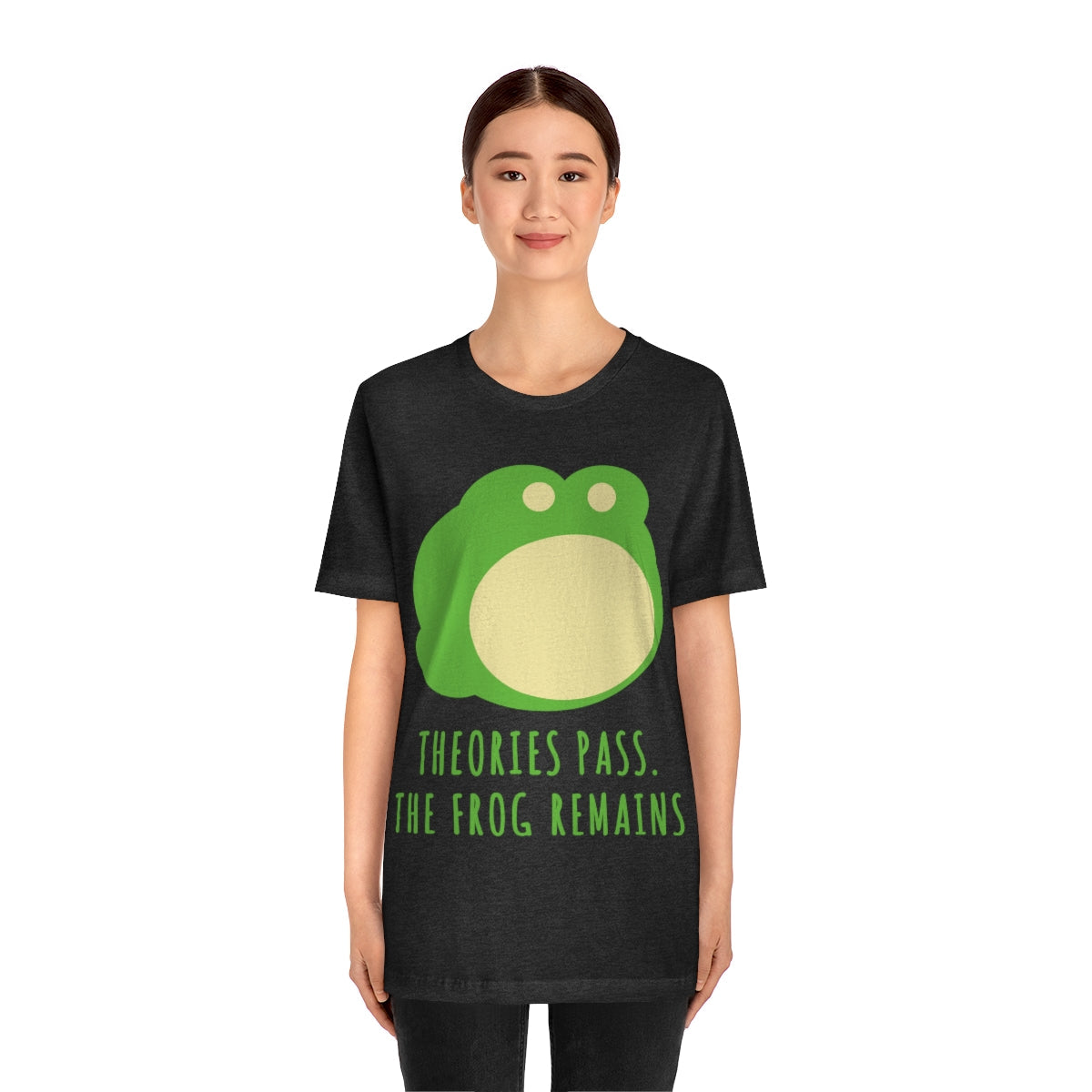 Little Green Frog Funny Edicational Quotes Mozaic Unisex Jersey Short Sleeve T-Shirt Ichaku [Perfect Gifts Selection]