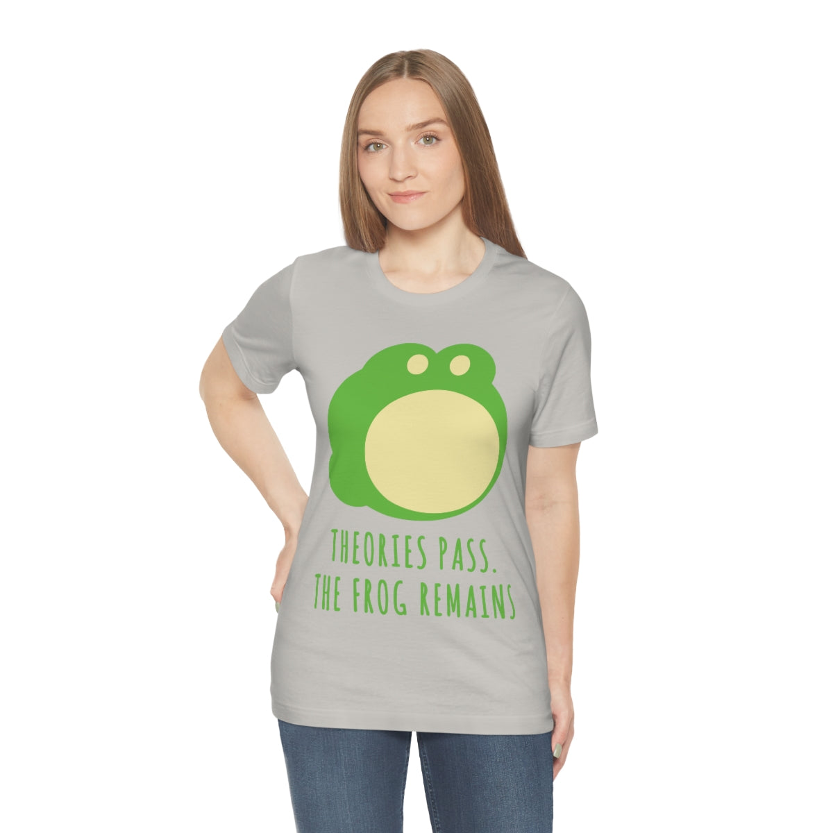 Little Green Frog Funny Edicational Quotes Mozaic Unisex Jersey Short Sleeve T-Shirt Ichaku [Perfect Gifts Selection]