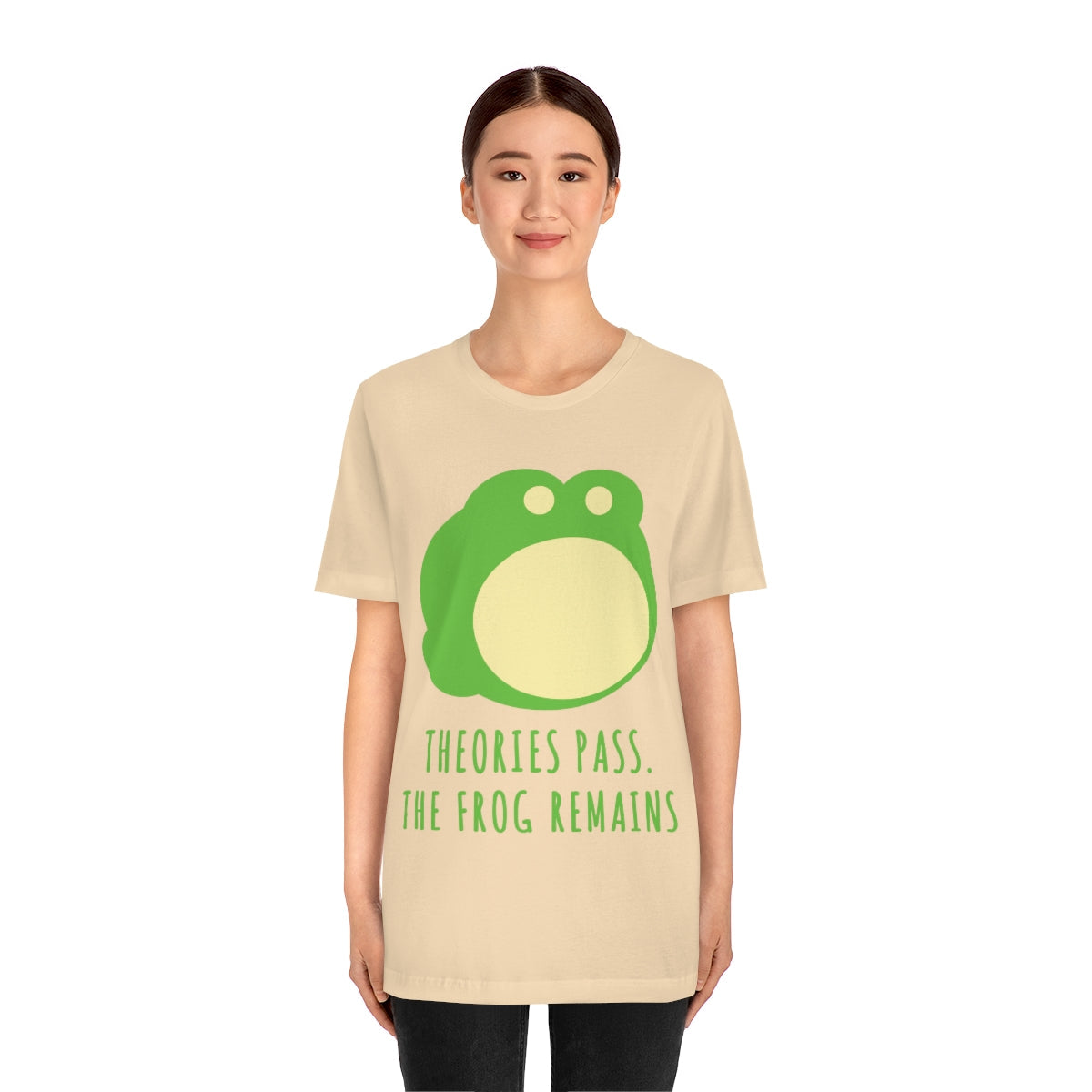 Little Green Frog Funny Edicational Quotes Mozaic Unisex Jersey Short Sleeve T-Shirt Ichaku [Perfect Gifts Selection]