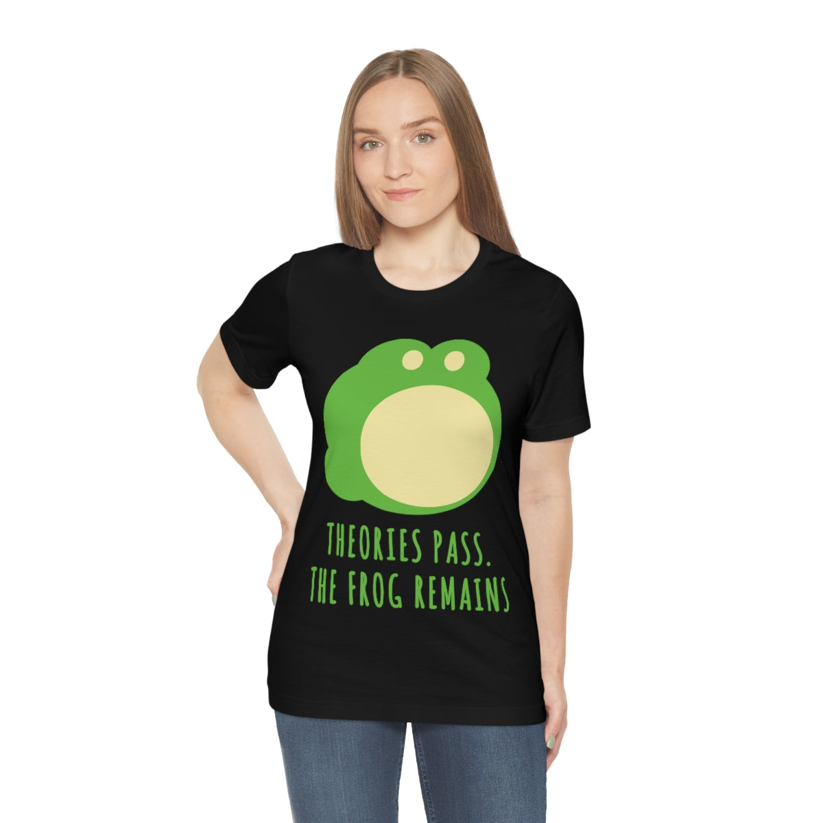 Little Green Frog Funny Edicational Quotes Mozaic Unisex Jersey Short Sleeve T-Shirt Ichaku [Perfect Gifts Selection]