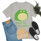 Little Green Frog Funny Edicational Quotes Mozaic Unisex Jersey Short Sleeve T-Shirt Ichaku [Perfect Gifts Selection]