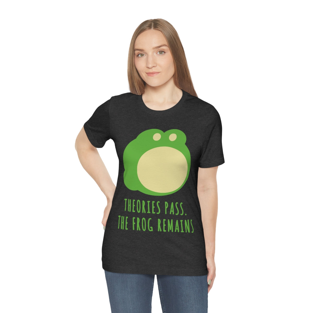 Little Green Frog Funny Edicational Quotes Mozaic Unisex Jersey Short Sleeve T-Shirt Ichaku [Perfect Gifts Selection]