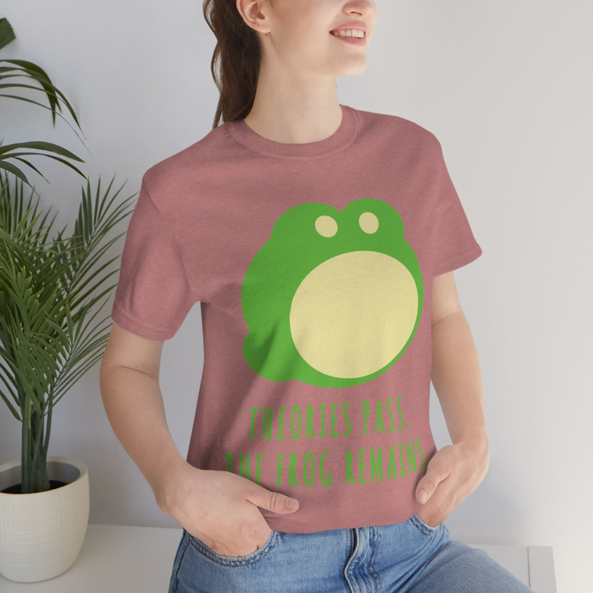 Little Green Frog Funny Edicational Quotes Mozaic Unisex Jersey Short Sleeve T-Shirt Ichaku [Perfect Gifts Selection]