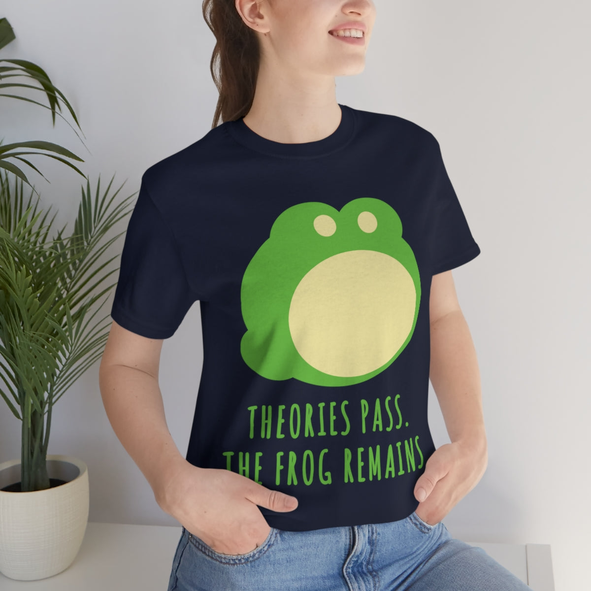 Little Green Frog Funny Edicational Quotes Mozaic Unisex Jersey Short Sleeve T-Shirt Ichaku [Perfect Gifts Selection]