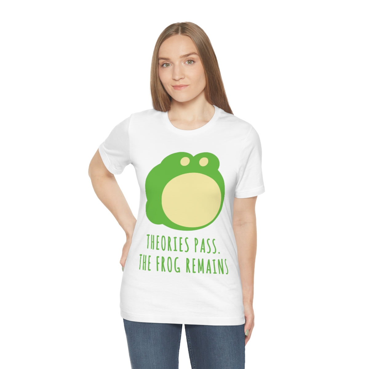 Little Green Frog Funny Edicational Quotes Mozaic Unisex Jersey Short Sleeve T-Shirt Ichaku [Perfect Gifts Selection]