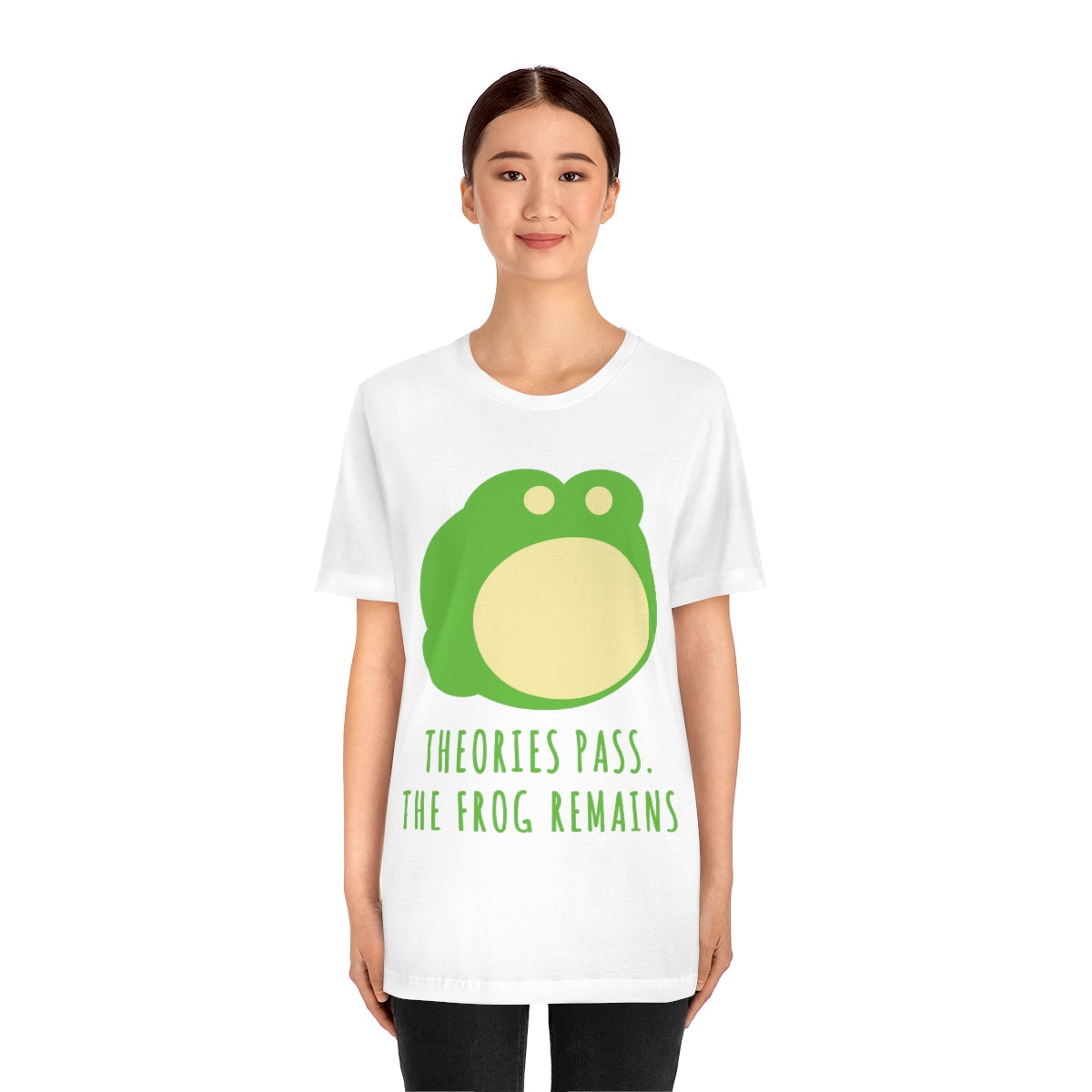 Little Green Frog Funny Edicational Quotes Mozaic Unisex Jersey Short Sleeve T-Shirt Ichaku [Perfect Gifts Selection]