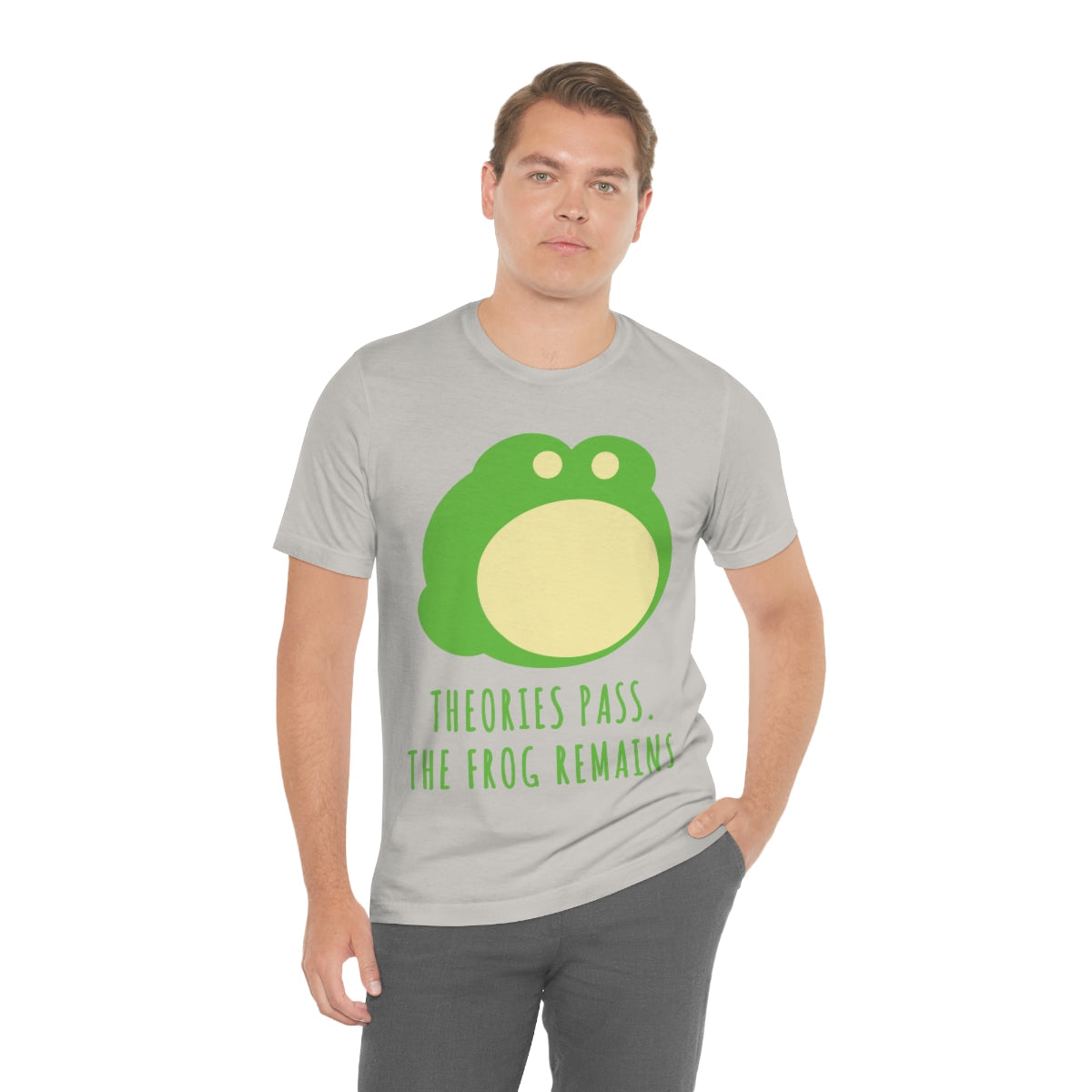 Little Green Frog Funny Edicational Quotes Mozaic Unisex Jersey Short Sleeve T-Shirt Ichaku [Perfect Gifts Selection]