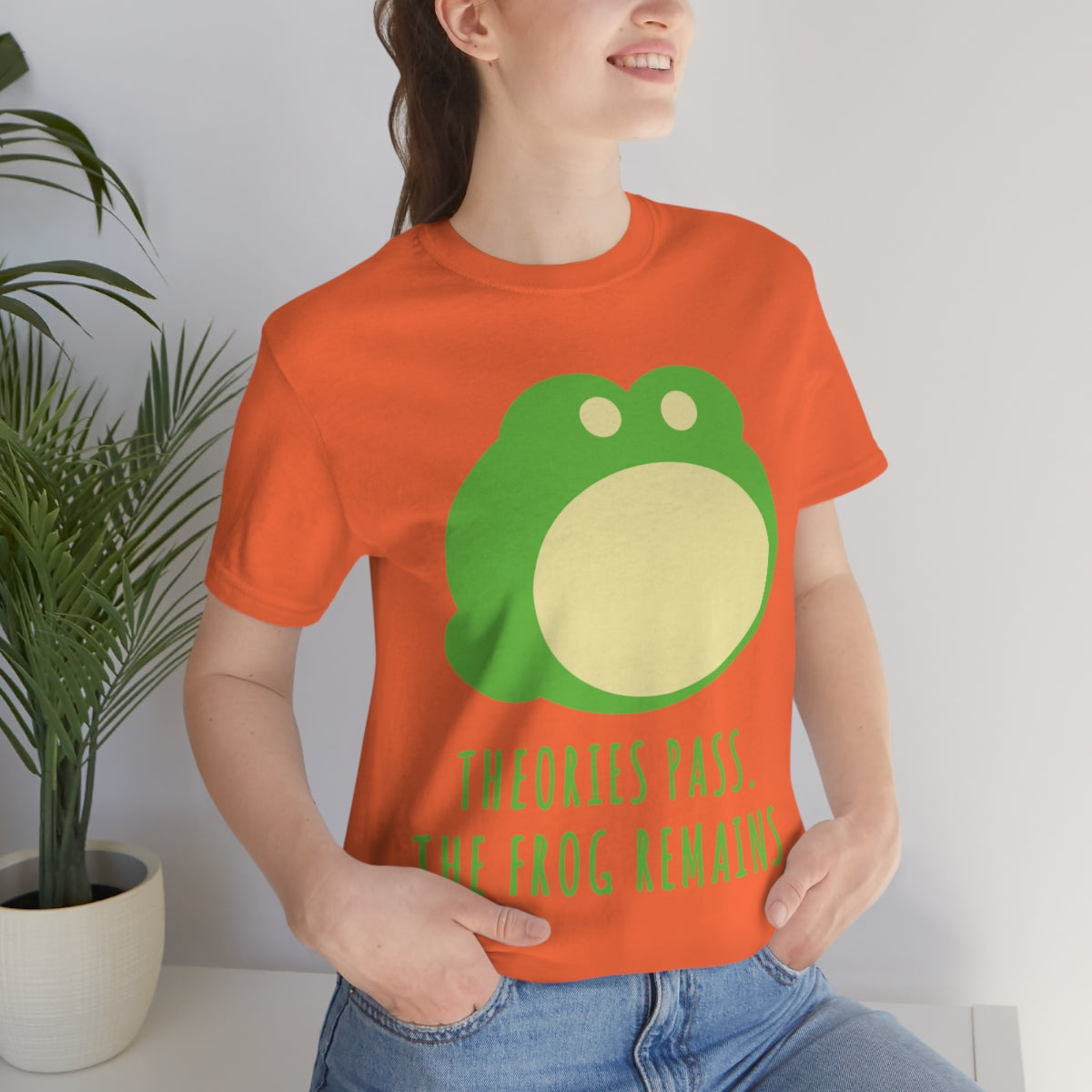 Little Green Frog Funny Edicational Quotes Mozaic Unisex Jersey Short Sleeve T-Shirt Ichaku [Perfect Gifts Selection]