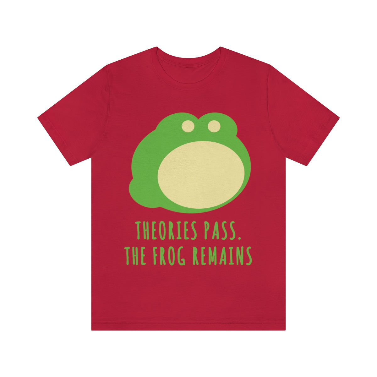 Little Green Frog Funny Edicational Quotes Mozaic Unisex Jersey Short Sleeve T-Shirt Ichaku [Perfect Gifts Selection]