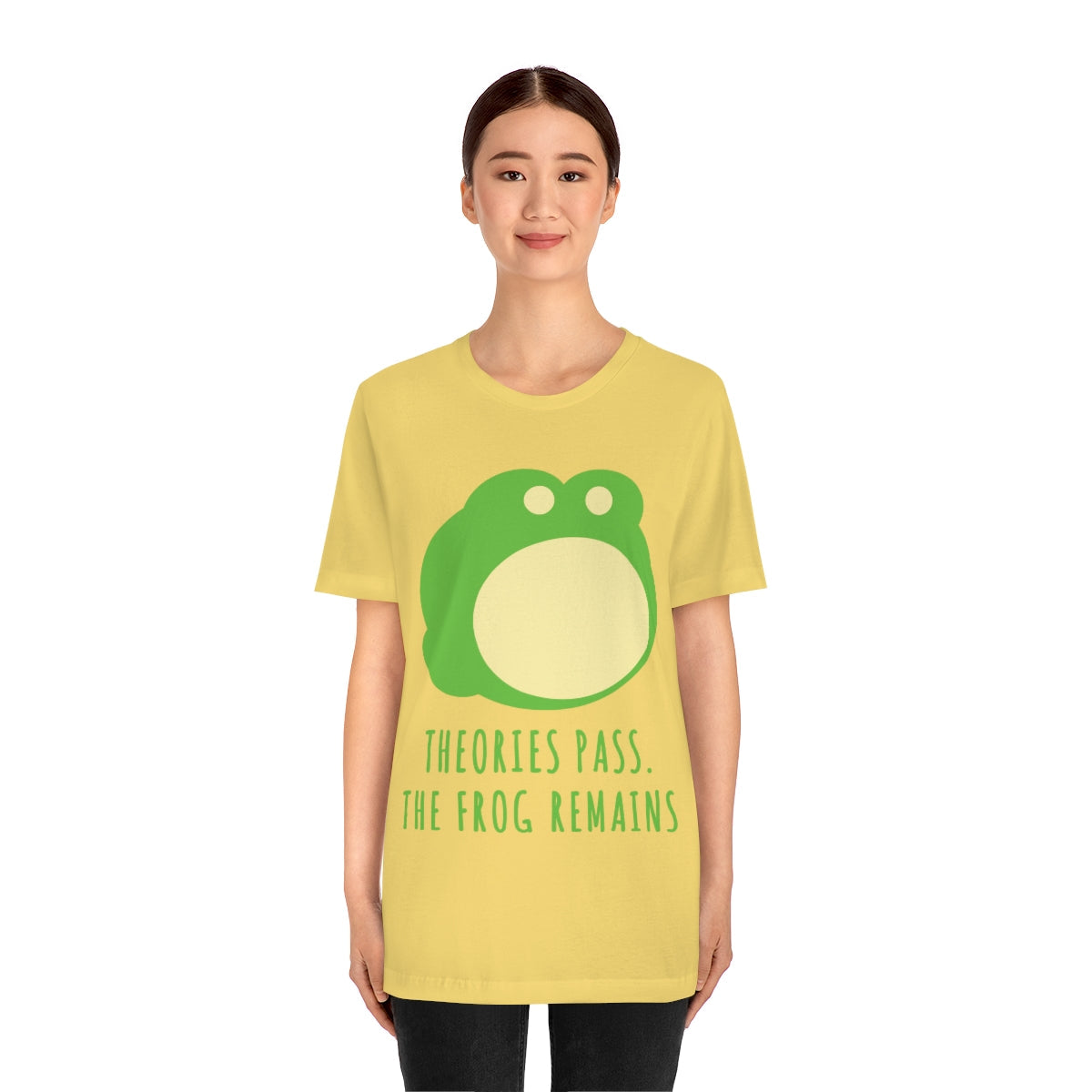 Little Green Frog Funny Edicational Quotes Mozaic Unisex Jersey Short Sleeve T-Shirt Ichaku [Perfect Gifts Selection]