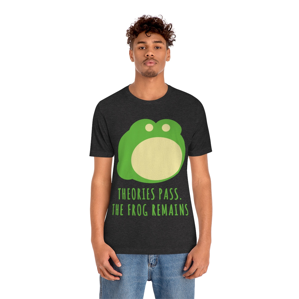 Little Green Frog Funny Edicational Quotes Mozaic Unisex Jersey Short Sleeve T-Shirt Ichaku [Perfect Gifts Selection]