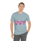 Love Pattern Modern Romantic Heart Unisex Jersey Short Sleeve T-Shirt Ichaku [Perfect Gifts Selection]