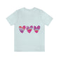 Love Pattern Modern Romantic Heart Unisex Jersey Short Sleeve T-Shirt Ichaku [Perfect Gifts Selection]