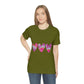 Love Pattern Modern Romantic Heart Unisex Jersey Short Sleeve T-Shirt Ichaku [Perfect Gifts Selection]