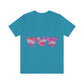 Love Pattern Modern Romantic Heart Unisex Jersey Short Sleeve T-Shirt Ichaku [Perfect Gifts Selection]