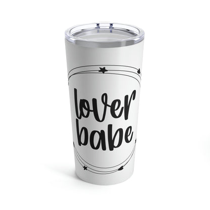 Lover Babe Heart Romantic Lovers Stainless Steel Hot or Cold Vacuum Tumbler 20oz Ichaku [Perfect Gifts Selection]